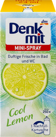 Lufterfrischer Mini-Spray Cool Lemon Denkmit