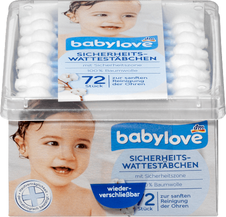 Sicherheits-Wattestäbchen babylove