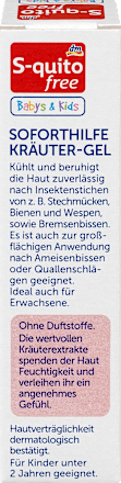 Soforthilfe Kräuter-Gel nature S-QUiTO free