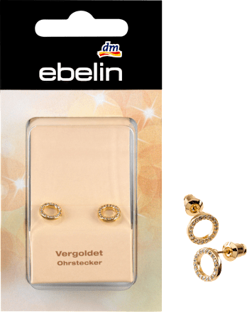 Ohrstecker vergoldeter  Modeschmuck ebelin