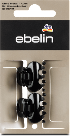 Mollettine per capelli nere ebelin