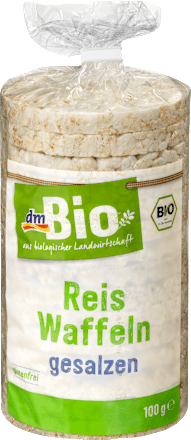 Waffeln, Reis, gesalzen dmBio