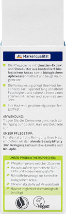 Tagespflege Beauty & Fruity Limette Apfel alverde NATURKOSMETIK