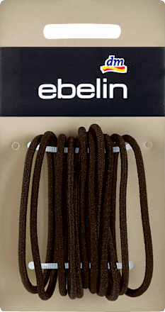 Haargummis dünn, braun ebelin