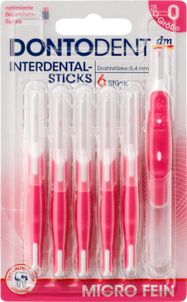 Interdental Sticks micro fein (ISO-Gr. 0) Dontodent