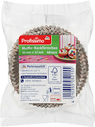 Backförmchen Muffin Profissimo