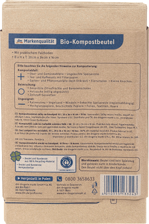 Kompost-Beutel Bio 10l Profissimo