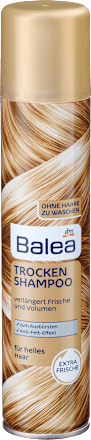 Trockenshampoo helles Haar Balea