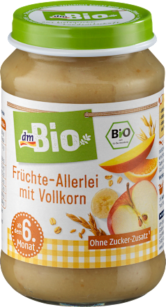 Frucht & Getreide Früchte-Allerlei ab dem 6. Monat dmBio