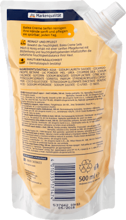 Flüssigseife Milch & Honig Nachfüllpackung Balea