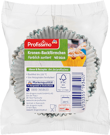 Backförmchen Krone Profissimo