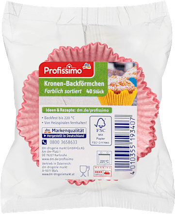 Backförmchen Krone Profissimo