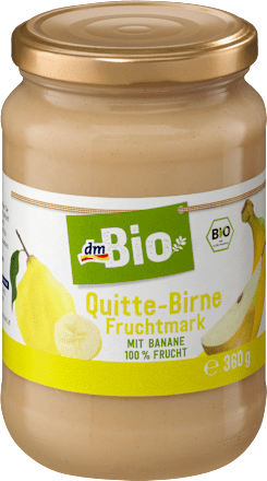 Fruchtmark Quitte-Birne mit Banane dmBio