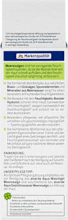 Tagespflege Aqua 24h Hyaluron Cremegel Meeresalge alverde NATURKOSMETIK