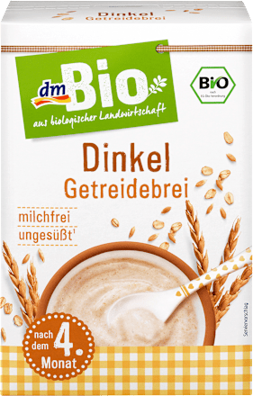 Dinkel Getreidebrei nach dem 4. Monat, 2x200g dmBio