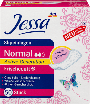 Slipeinlagen Normal Active Generation Frischeduft Jessa