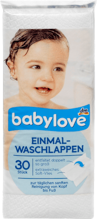 Einmal-Waschlappen babylove
