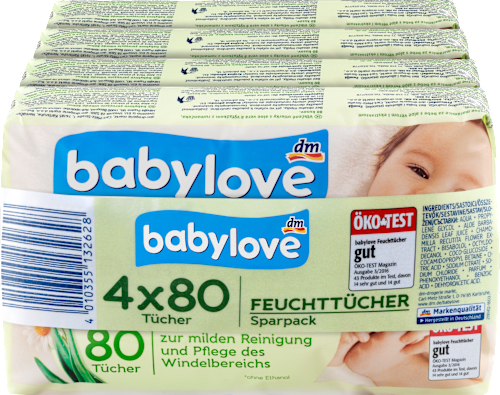 Feuchttücher 4x80St babylove