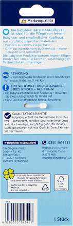 Babyhaarbürste babylove nature