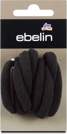 Elastici per capelli neri spessi ebelin