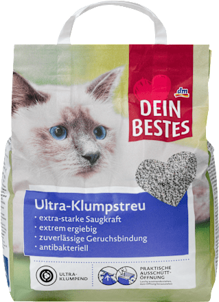 Katzenstreu, Ultra-Klumpstreu naturweiß Dein Bestes