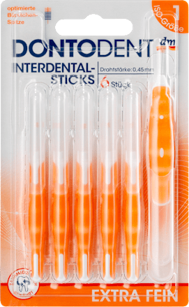 Interdental Sticks extra fein  (ISO-Gr. 1) Dontodent