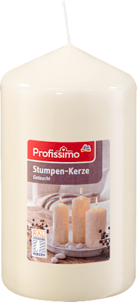 Stumpenkerze champagner 140/80 Profissimo