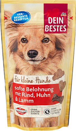 Hundeleckerli Softe Belohnung mit Rind, Huhn & Lamm Dein Bestes