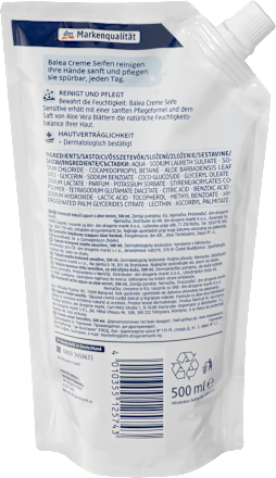Flüssigseife Sensitive Nachfüllpackung Balea
