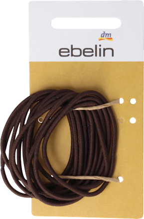 Elastici per capelli sottili castani ebelin