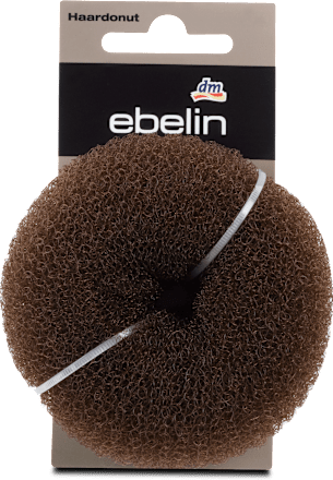 Ciambella per chignon castano grande ebelin