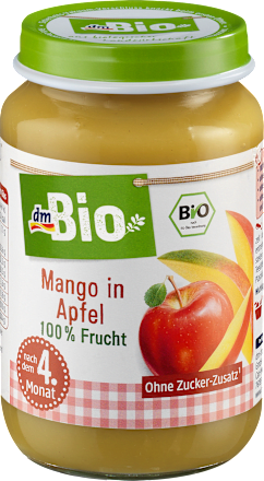 Mango in Apfel nach dem 4. Monat dmBio