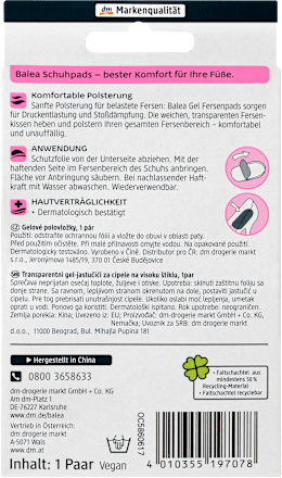 Gelpads Fersenschutz Balea