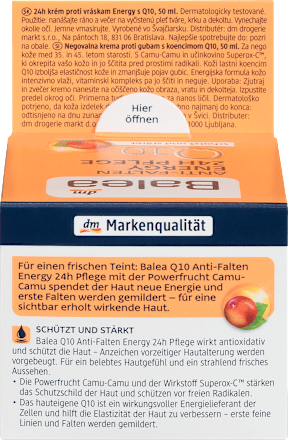 Tagespflege Q10 Anti-Falten Energy 24h Pflege Balea