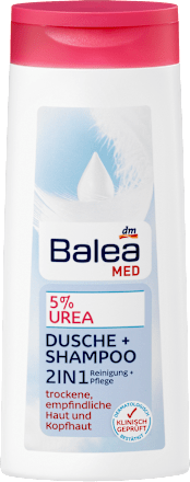 Duschgel 5% Urea 2in1 Dusche + Shampoo Balea med