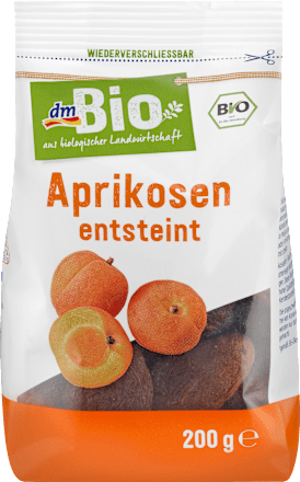 Trockenobst Aprikosen entsteint dmBio
