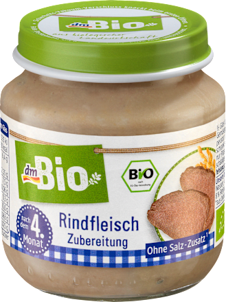 Rindfleisch Zubereitung nach dem 4. Monat dmBio