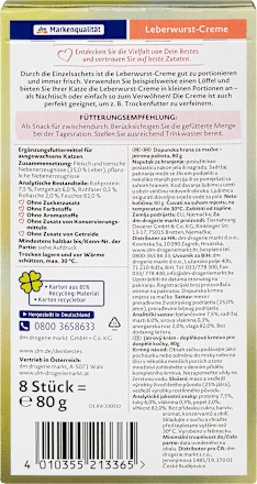 Hrană umedă pentru pisici pate de ficat Dein Bestes