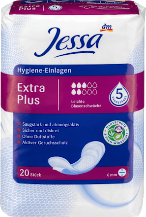 Hygiene-Einlagen Extra Plus Jessa DISKRET