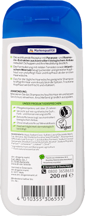 Shampoo Anti-Schuppen alverde NATURKOSMETIK