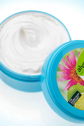 Fuß-Butter Limette Echinacea alverde NATURKOSMETIK