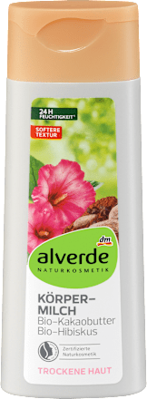 Körperlotion Kakaobutter Hibiskus alverde NATURKOSMETIK