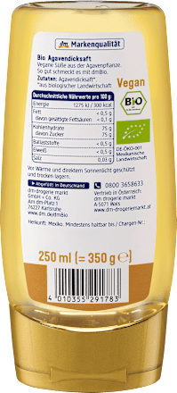 Agavendicksaft, Naturland dmBio