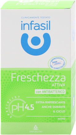 Detergente intimo antibatterico Freschezza Attiva infasil