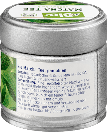 Grüner Tee Matcha, gemahlen dmBio