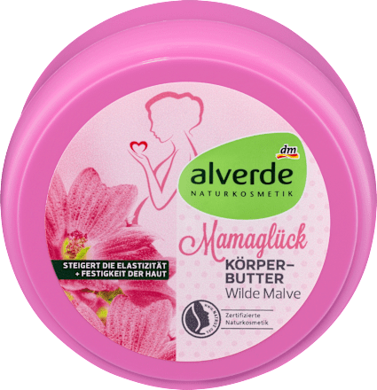 Mamaglück Körperbutter Wilde Malve alverde NATURKOSMETIK