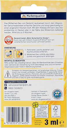 Mülleimer-Deo Citrusmix Denkmit