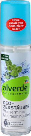 Deo Zerstäuber Deodorant Wasserminze Meeresmineralien alverde NATURKOSMETIK