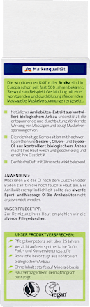 Körperöl Sport- und Massageöl Arnikablüten alverde NATURKOSMETIK