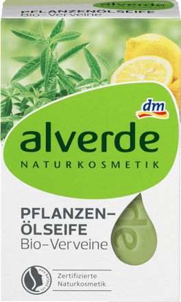 Seifenstück Pflanzenöl Verveine alverde NATURKOSMETIK